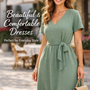 🌸 Elegant Everyday Dress – Soft, Comfortable & Stylish